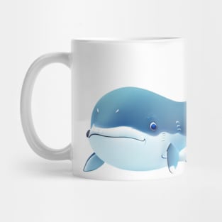 Cartoon/Kawaii Blue Whale Mug